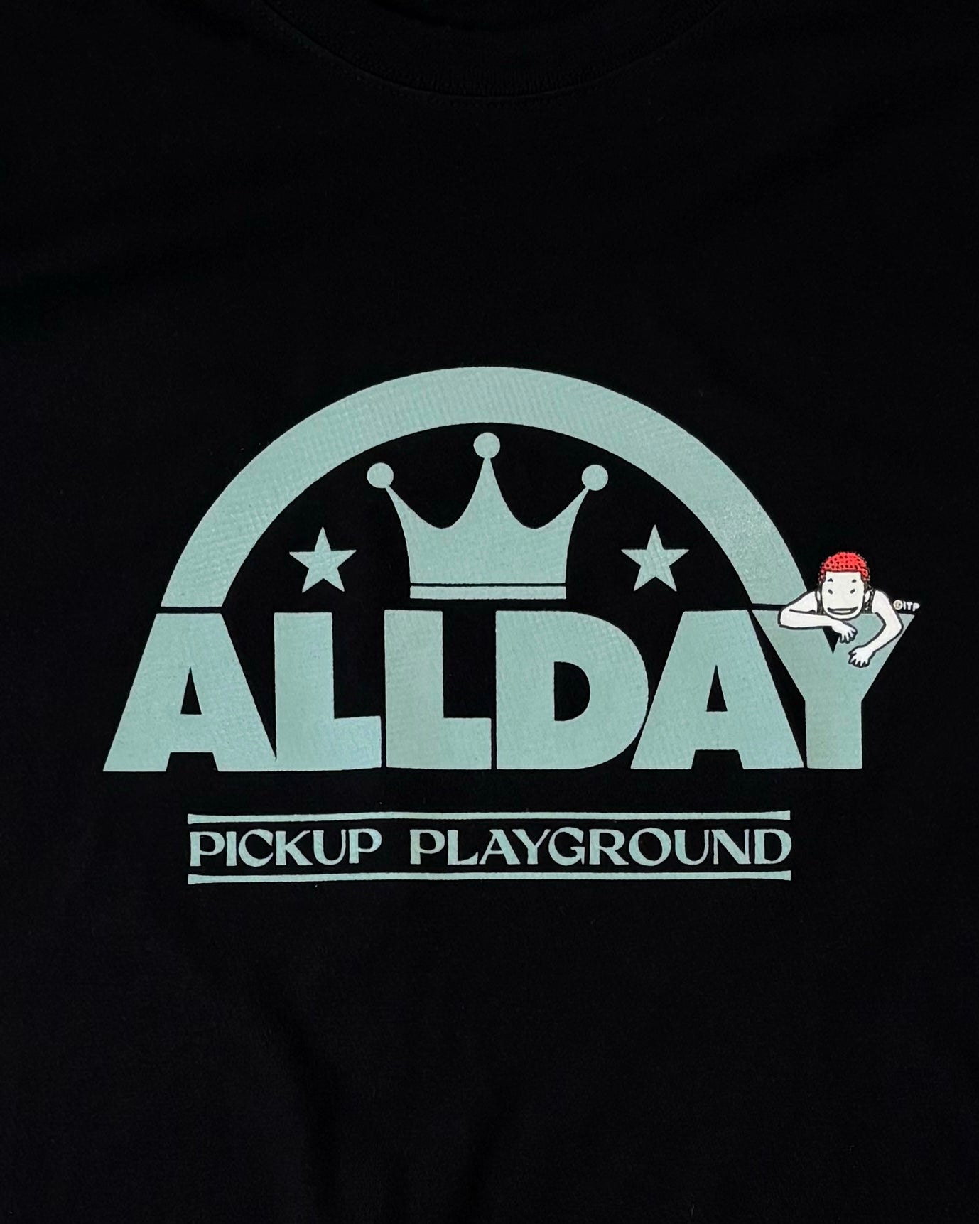 ALLDAY PUP LOGO TEE (BLACK)