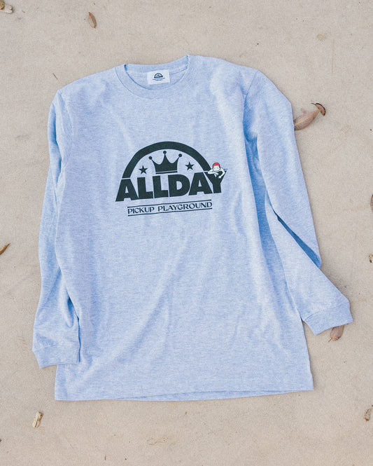 ALLDAY PUP Cotton LS TEE (GRAY)