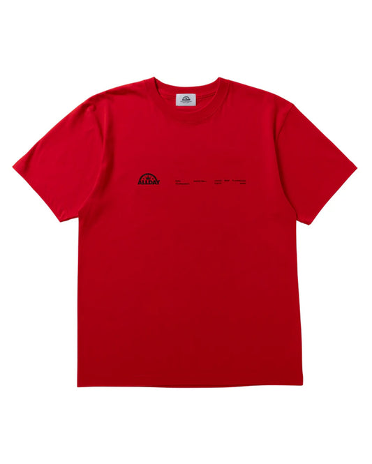 ALLDAY FALL24 S/S TEE (RED)