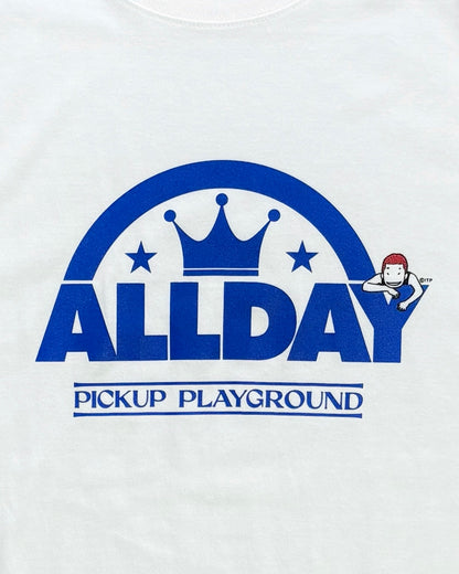 ALLDAY PUP LOGO TEE (WHITE)