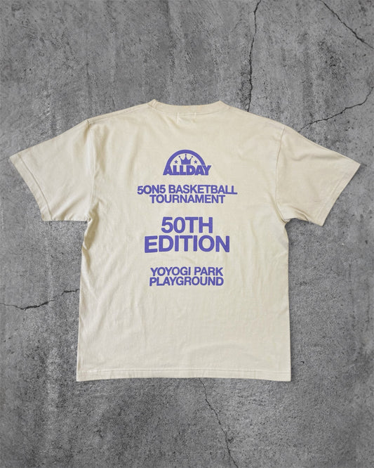 ALLDAY 50TH EDITION TEE (BEIGE)