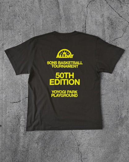 ALLDAY 50TH EDITION TEE (SUMI BLACK)