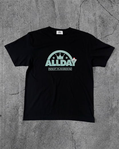 ALLDAY PUP LOGO TEE (BLACK)