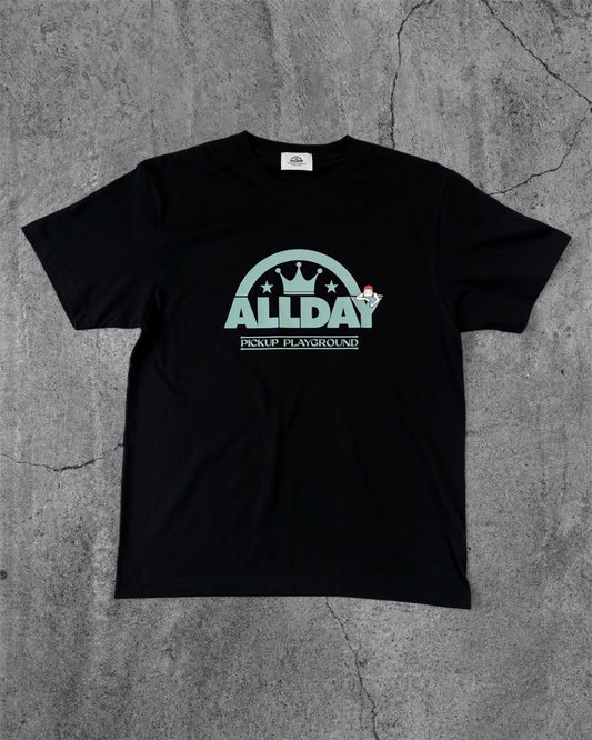 ALLDAY PUP LOGO TEE (BLACK)