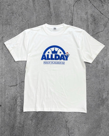 ALLDAY PUP LOGO TEE (WHITE)